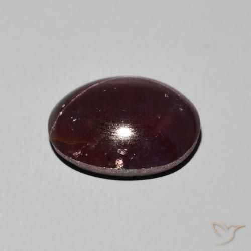 Granato stellato Rosso scuro naturale da 9.76 ct, Ovale, Opaco