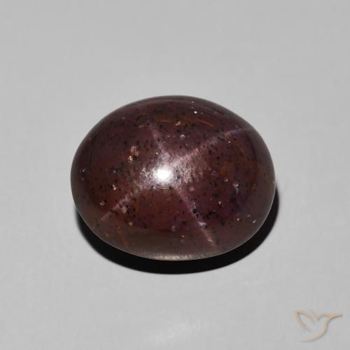11.62ct Naturale Rosso scuro Granato stellato, Ovale, Opaco