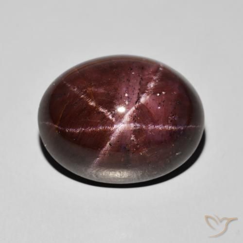 33.69ct Naturale Rosso scuro Granato stellato, Ovale, Opaco