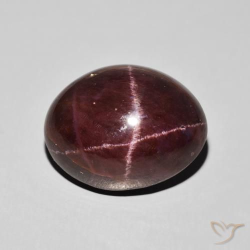 21.16ct Naturale Rosso scuro Granato stellato, Ovale, Opaco