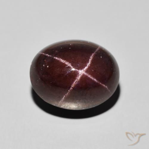13.49ct Naturale Rosso scuro Granato stellato, Ovale, Opaco