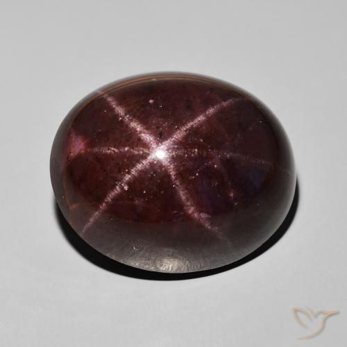 60.67ct Naturale Rosso mogano Granato stellato, Ovale, Opaco