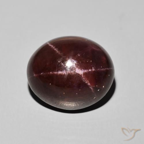 29.19ct Naturale Rosso mogano Granato stellato, Ovale, Opaco