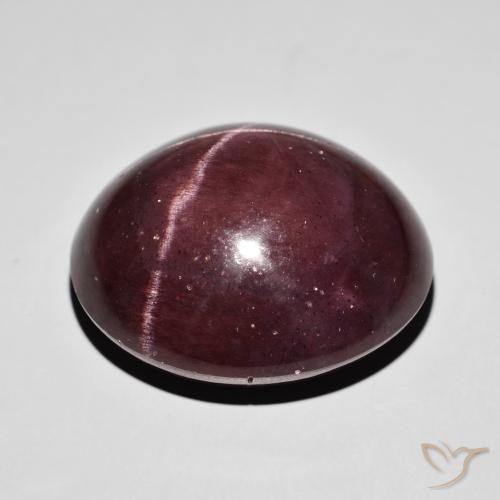 Granato stellato Rosso mogano naturale da 72.25 ct, Ovale, Opaco