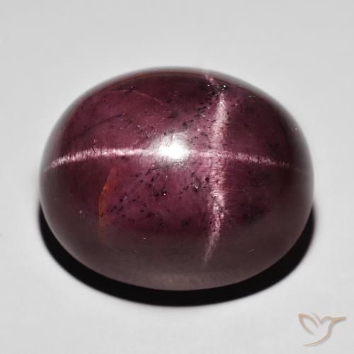 88.20ct Naturale Rosso scuro Granato stellato, Ovale, Opaco