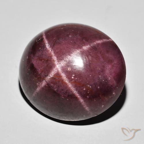 Granato stellato Rosso mogano naturale da 63.04 ct, Ovale, Opaco