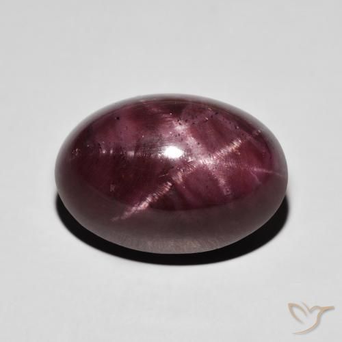 22.38ct Naturale Rosso mogano Granato stellato, Ovale, Opaco