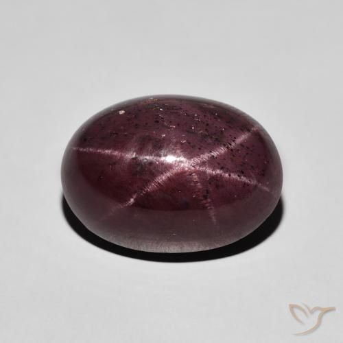 16.07ct Naturale Rosso scuro Granato stellato, Ovale, Opaco