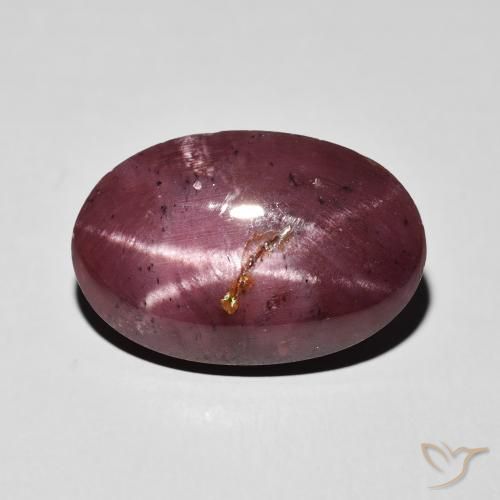 10.84ct Naturale Rosso scuro Granato stellato, Ovale, Opaco