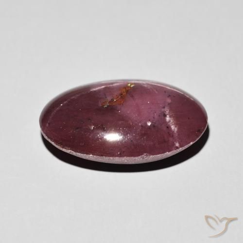 Granato stellato Rosso scuro naturale da 10.84 ct, Ovale, Opaco