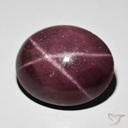 Granato stellato Rosso mogano naturale da 64.50 ct, Ovale, Opaco