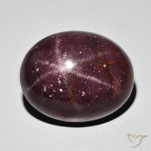 62.53ct Naturale Rosso scuro Granato stellato, Ovale, Opaco