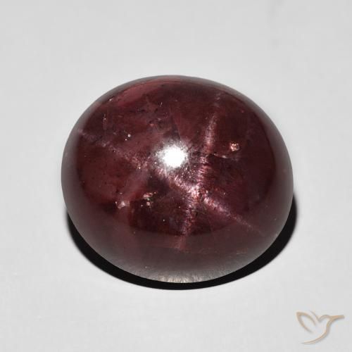 17.08ct Naturale Rosso mogano Granato stellato, Ovale, Opaco