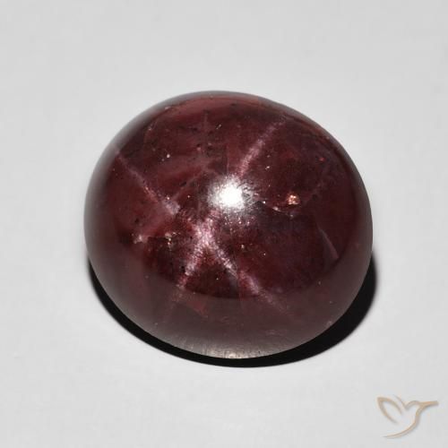 Granato stellato Rosso mogano naturale da 17.08 ct, Ovale, Opaco