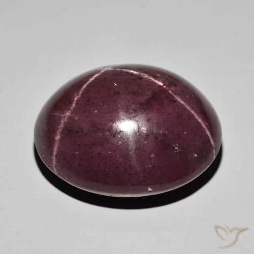 Granato stellato Rosso mogano naturale da 68.19 ct, Ovale, Opaco