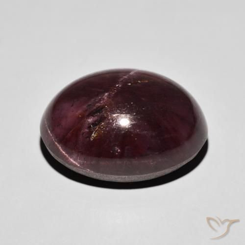 Granato stellato Rosso scuro naturale da 30.03 ct, Ovale, Opaco