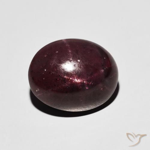 8.98ct Naturale Rosso scuro Granato stellato, Ovale, Opaco