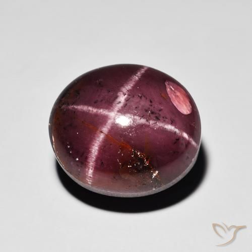 15.64ct Naturale Rosso mogano Granato stellato, Ovale, Opaco