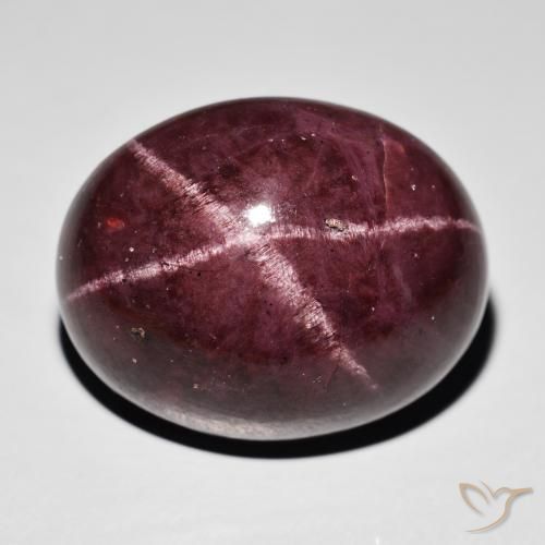54.33ct Naturale Rosso mogano Granato stellato, Ovale, Opaco