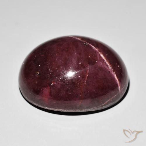 Granato stellato Rosso mogano naturale da 54.33 ct, Ovale, Opaco