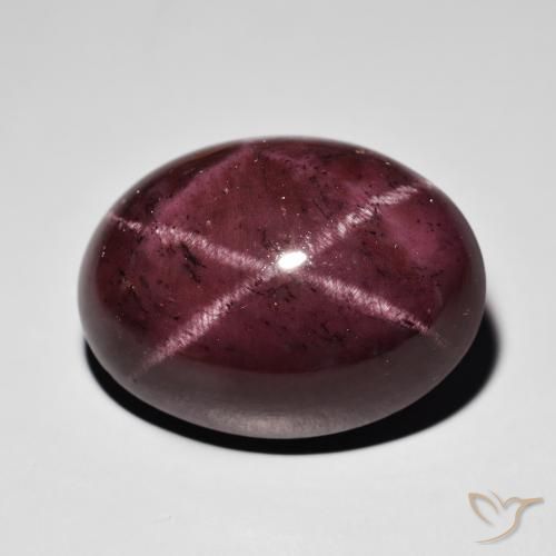 47.43ct Naturale Rosso mogano Granato stellato, Ovale, Opaco