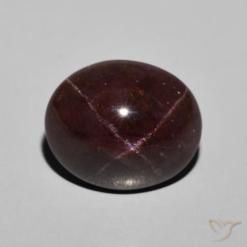 13.31ct Naturale Rosso mogano Granato stellato, Ovale, Opaco