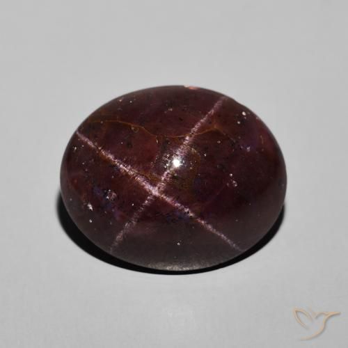 20.07ct Naturale Rosso scuro Granato stellato, Ovale, Opaco