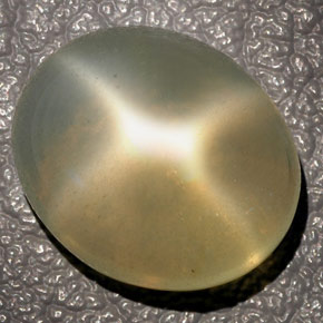 Pietra di luna stellata Color crema naturale da 10.27 ct, Trasparente, Trasparente/Traslucido