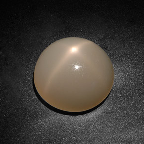 Pietra di luna stellata naturale crema da 19,71 ct, trasparente, trasparente/traslucido