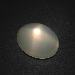 Pietra di luna stellata naturale verde da 13,21 ct, trasparente, trasparente/traslucido