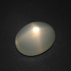Pietra di luna stellata naturale verde da 13,21 ct, trasparente, trasparente/traslucido