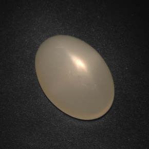 Pietra di luna stellata naturale crema da 12,67 ct, trasparente, trasparente/traslucido