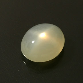 Pietra di luna stellata Bianco naturale da 16.95 ct, Trasparente, Trasparente/Traslucido