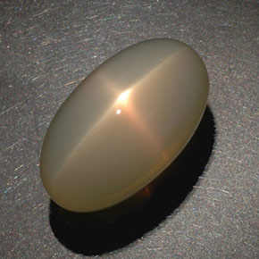 Pietra di luna stellata Color crema naturale da 41.03 ct, Trasparente, Trasparente/Traslucido