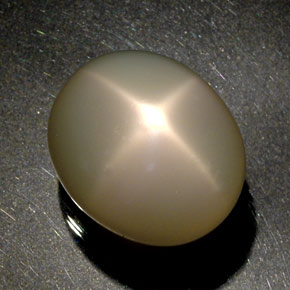 Pietra di luna stellata naturale crema da 51,60 ct, trasparente, trasparente/traslucido