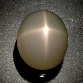Pietra di luna stellata naturale crema da 51,60 ct, trasparente, trasparente/traslucido