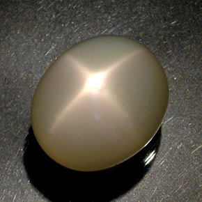 Pietra di luna stellata naturale crema da 51,60 ct, trasparente, trasparente/traslucido