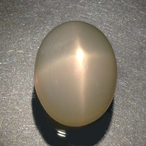 Pietra di luna stellata Color crema naturale da 29.22 ct, Trasparente, Trasparente/Traslucido
