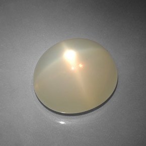 Pietra di luna stellata Color crema naturale da 23.64 ct, Trasparente, Trasparente/Traslucido