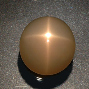 Pietra di luna stellata naturale arancione da 26,52 ct, trasparente, trasparente/traslucido