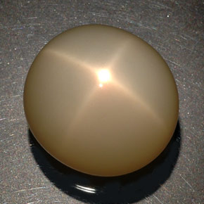 Pietra di luna stellata naturale crema da 87,90 ct, trasparente, trasparente/traslucido