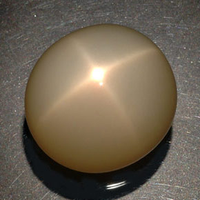 Pietra di luna stellata naturale crema da 87,90 ct, trasparente, trasparente/traslucido