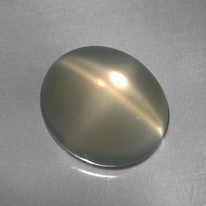 Pietra di luna stellata Color crema naturale da 5.00 ct, Trasparente, Trasparente/Traslucido