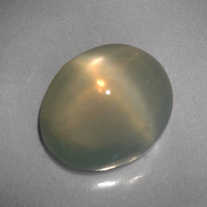 Pietra di luna stellata Color crema naturale da 4.82 ct, Trasparente, Trasparente/Traslucido