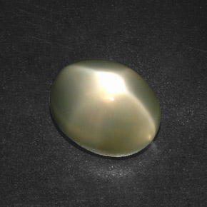 Pietra di luna stellata naturale crema da 12,94 ct, trasparente, trasparente/traslucido
