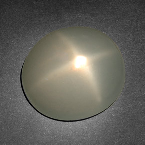 Pietra di luna stellata Color crema naturale da 9.81 ct, Trasparente, Trasparente/Traslucido