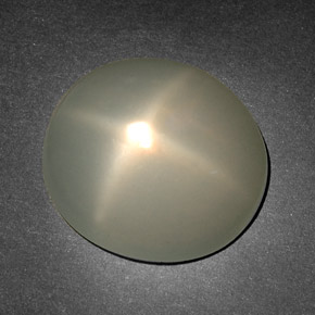Pietra di luna stellata Color crema naturale da 9.81 ct, Trasparente, Trasparente/Traslucido