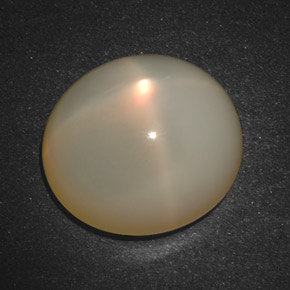 Pietra di luna stellata Color crema naturale da 16.15 ct, Taglio ovale, Traslucido