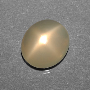 Pietra di luna stellata Color crema naturale da 8.52 ct, Trasparente, Trasparente/Traslucido
