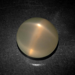 Pietra di luna stellata Color crema naturale da 7.74 ct, Trasparente, Trasparente/Traslucido